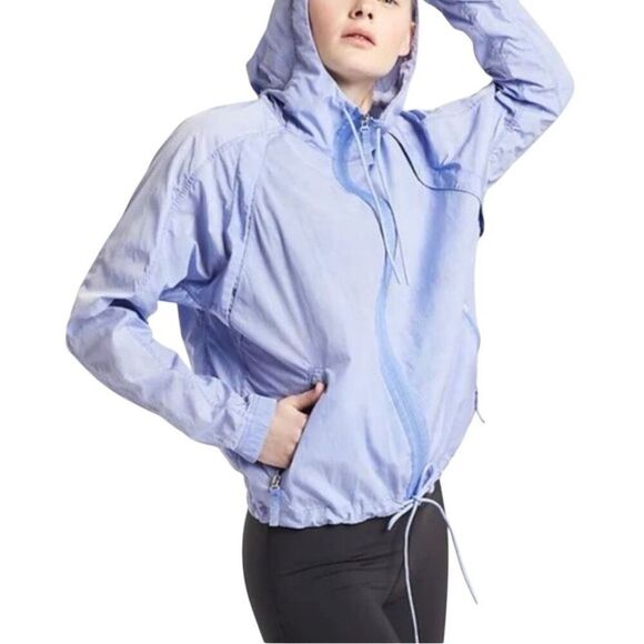 Athleta Expedition Hike Shell Jacket Blue Size XL - Picture 1 of 9